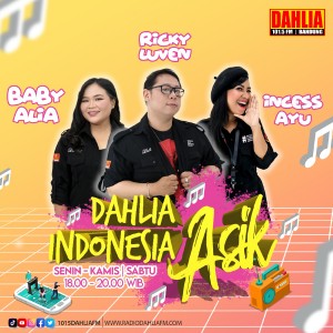 08. Dahlia Indonesia Asik : Senin - Selasa - Rabu - Kamis - Sabtu 18.00 - 20.00 WIB